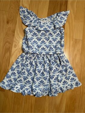 Girls (7) Sigrid Olsen Kids top and skirt set made of cotton/rayon/ linen blend.